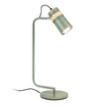 **Lampe de bureau moderne avec abat-jour orientable en métal vert**